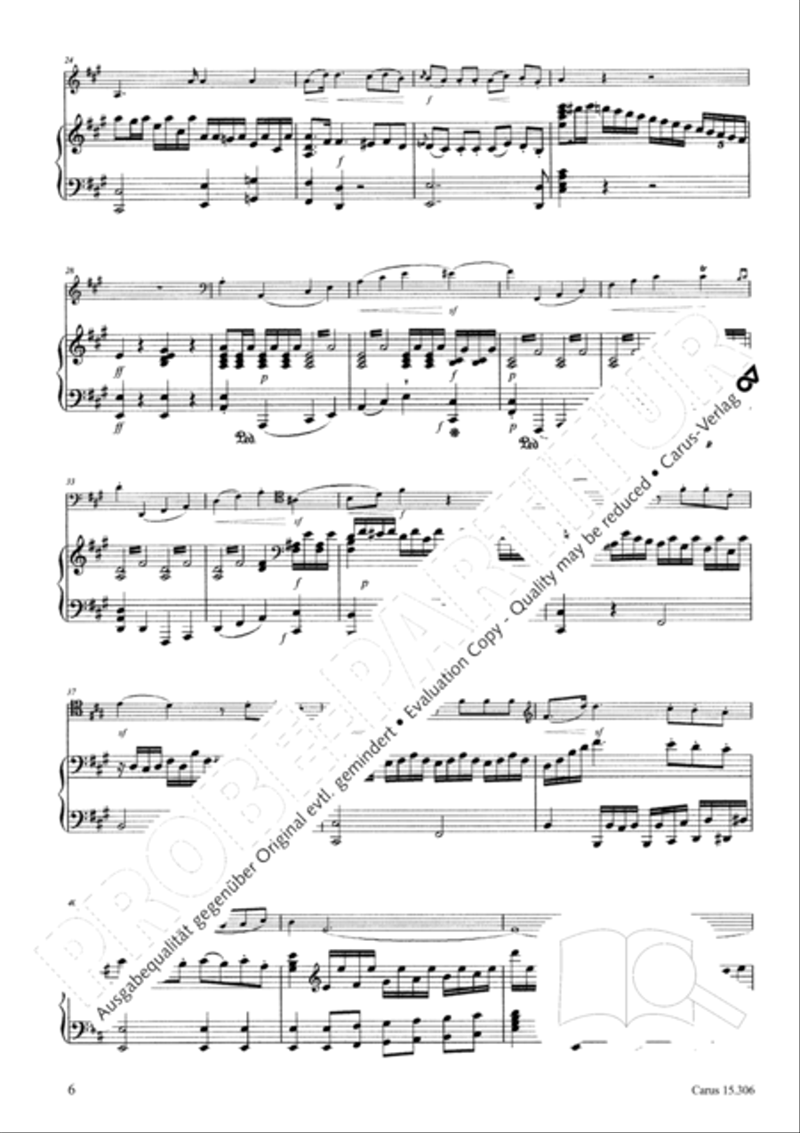 Grand Duo fur Violoncello und Klavier String Duet scores gallery preview page 7
