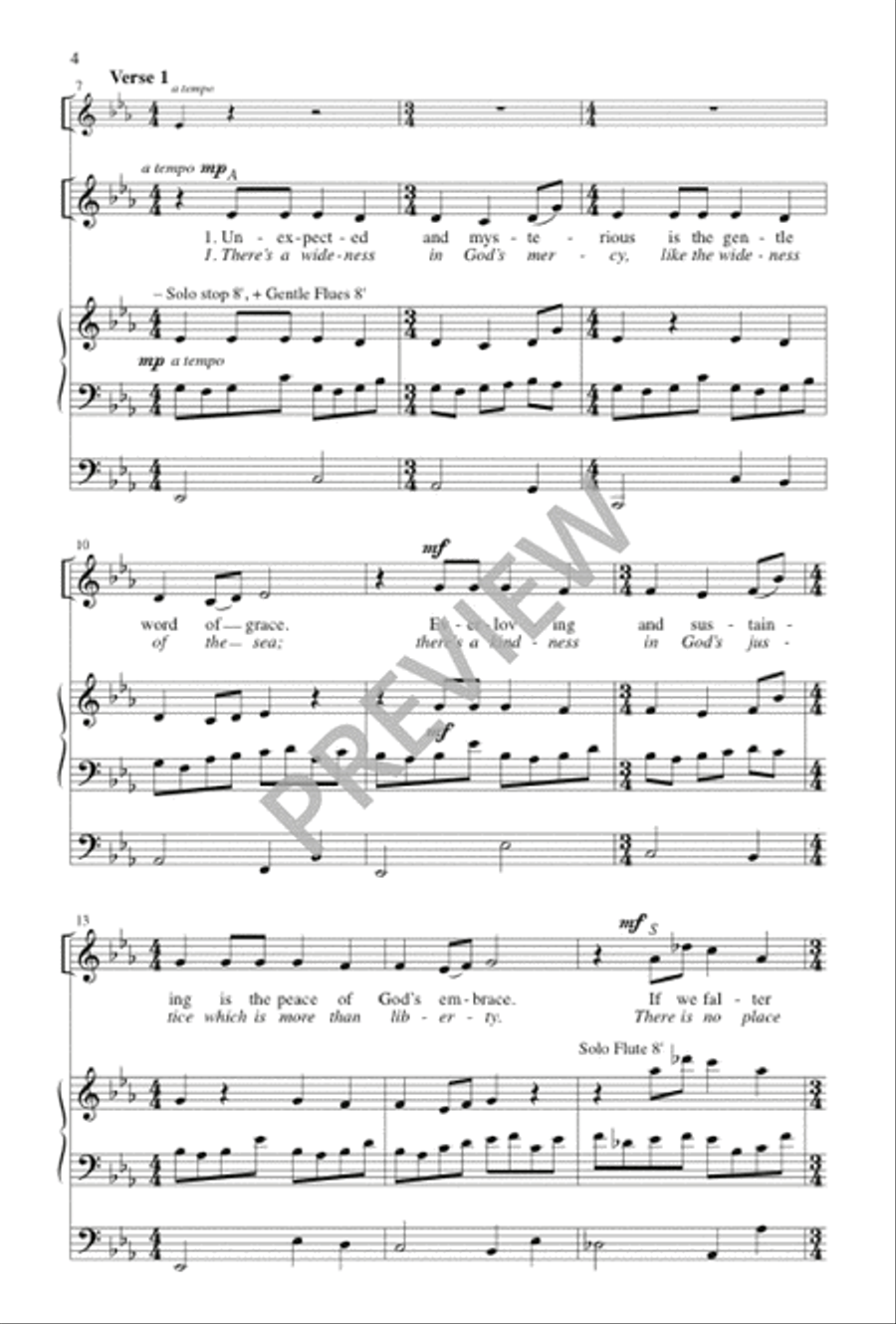 Unexpected and Mysterious 3-Part scores gallery preview page 5