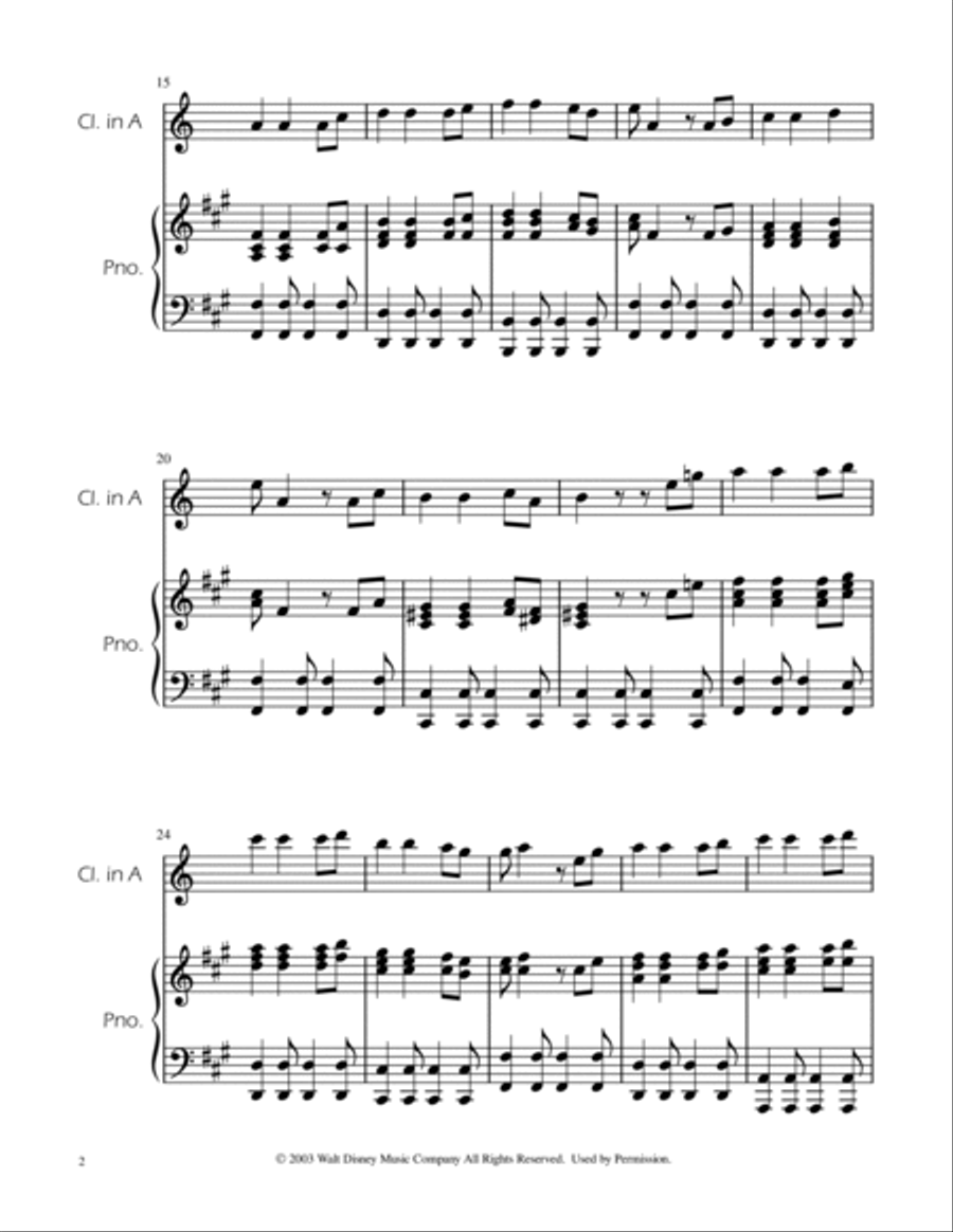He's A Pirate A Clarinet scores gallery preview page 2