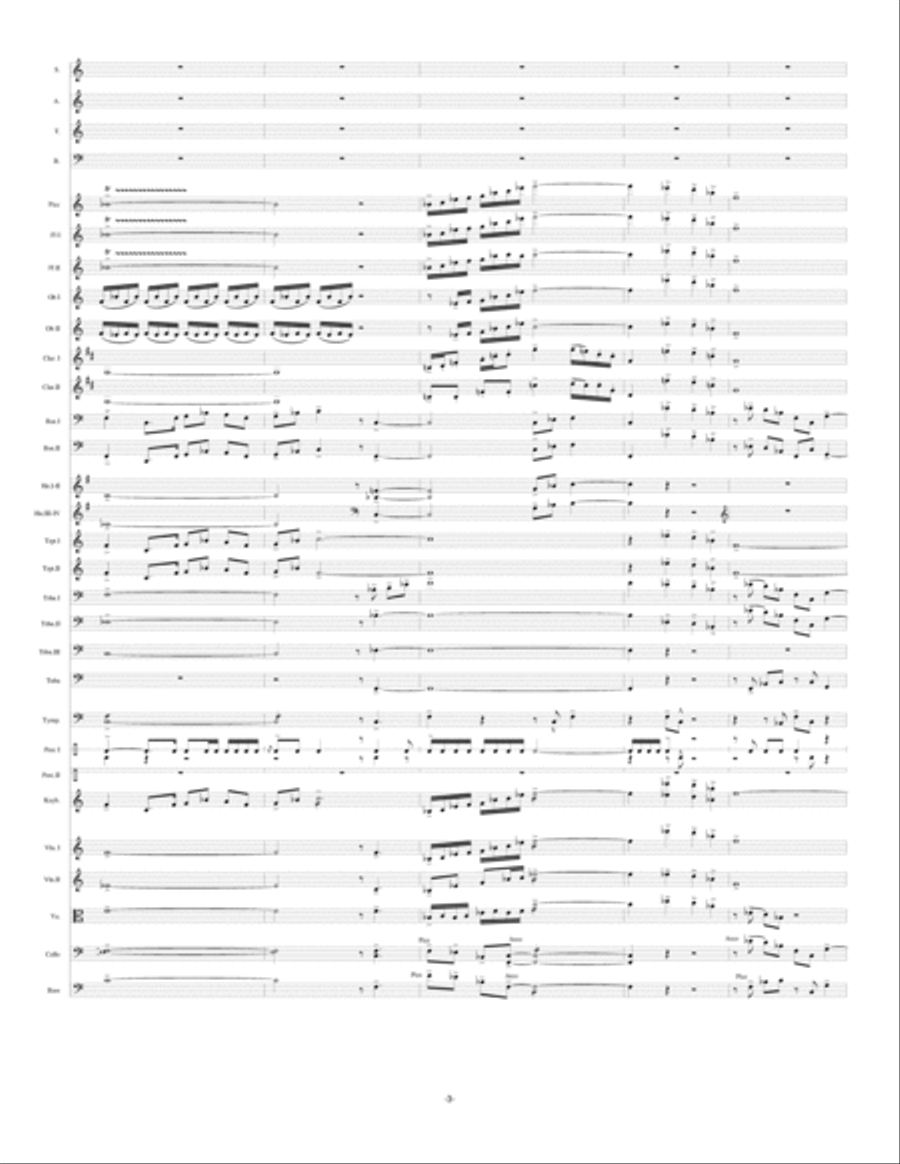 THE CONSITITUTION choir orchestra Narr. Choir scores gallery preview page 3