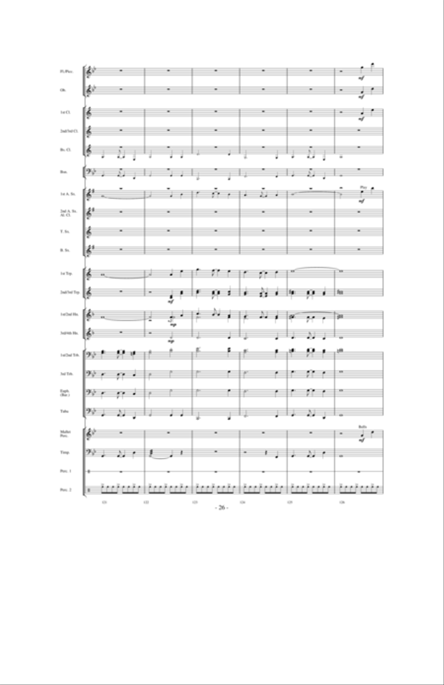 Ascentium Concert Band scores gallery preview page 25