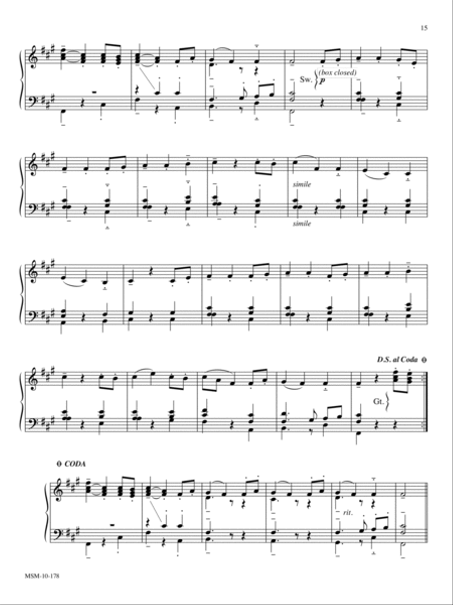 No Wind at the Window Organ scores gallery preview page 2