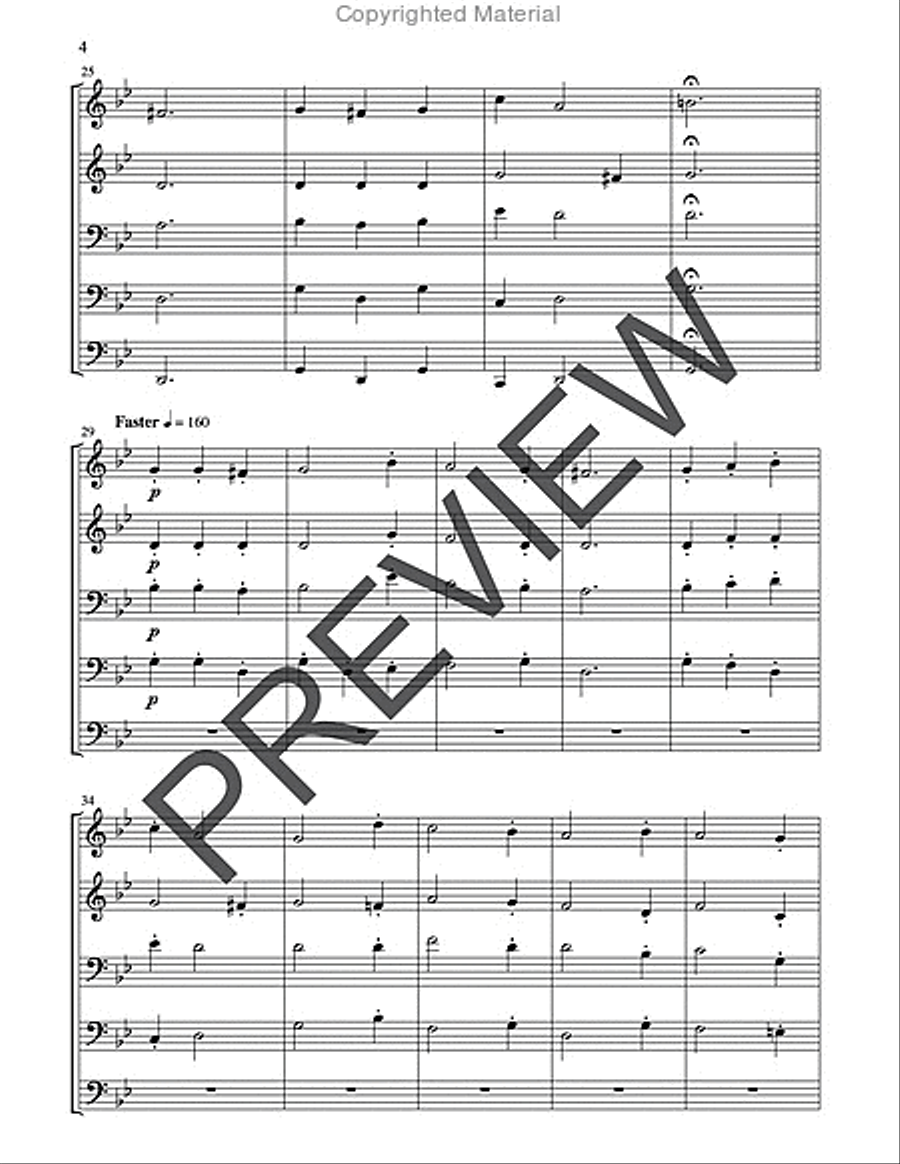 Two English Carols Horn scores gallery preview page 4