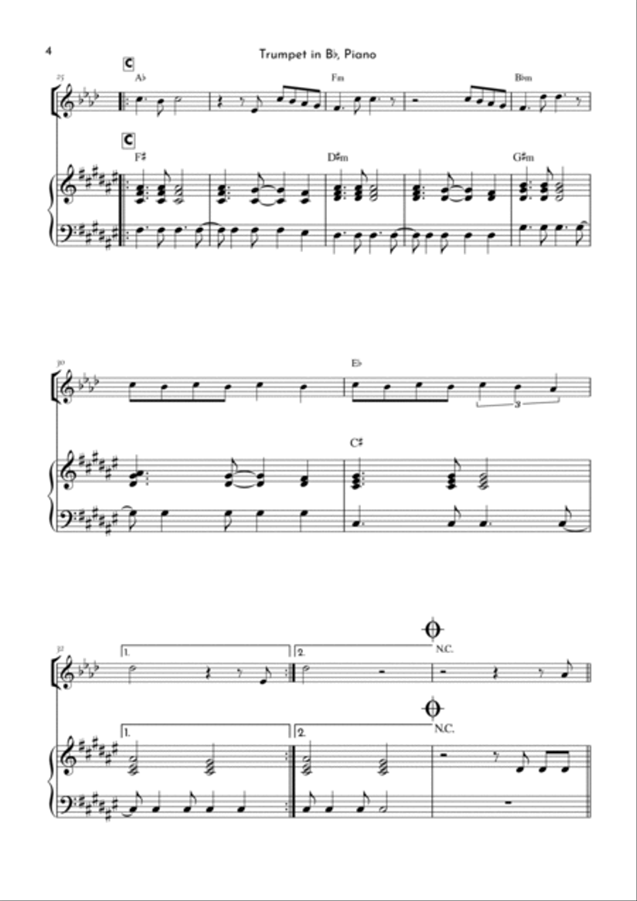 305 305 B-Flat Trumpet scores gallery preview page 4