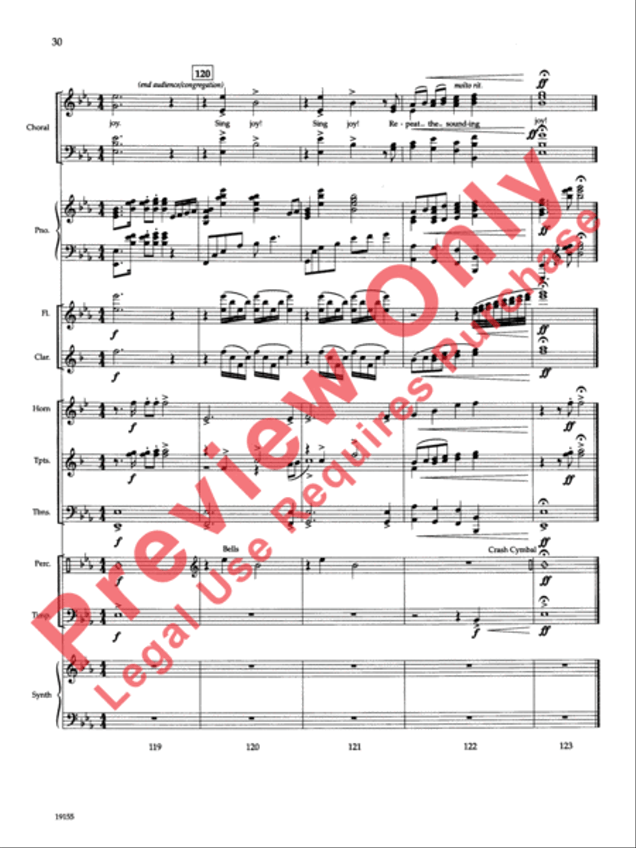 Sing Joy! Choir scores gallery preview page 31