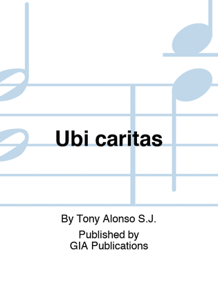 Book cover for Ubi caritas
