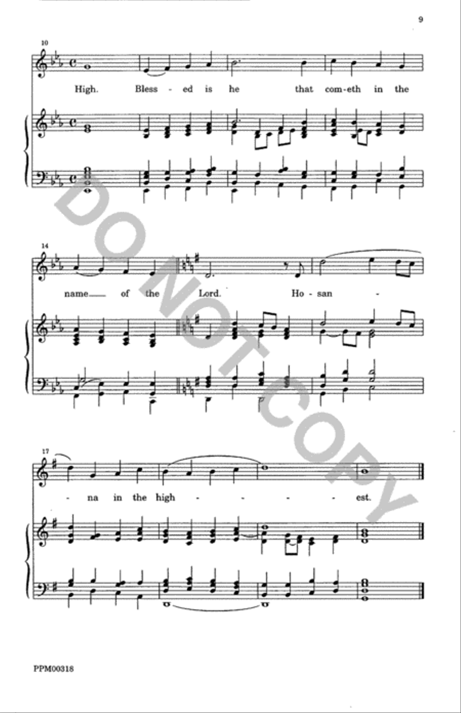 Missa Ecclesia Christi Unison Choir scores gallery preview page 10