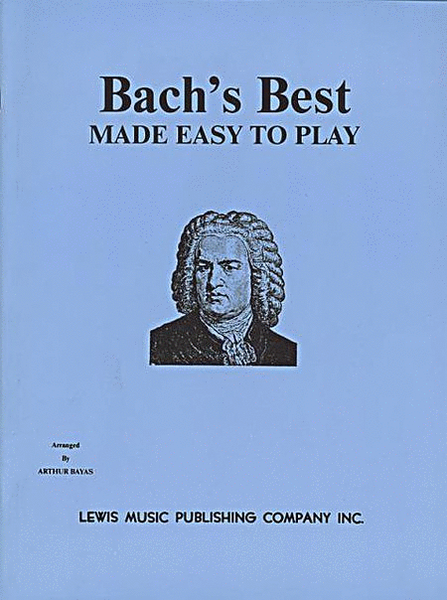Bach's Best Made Easy to Play