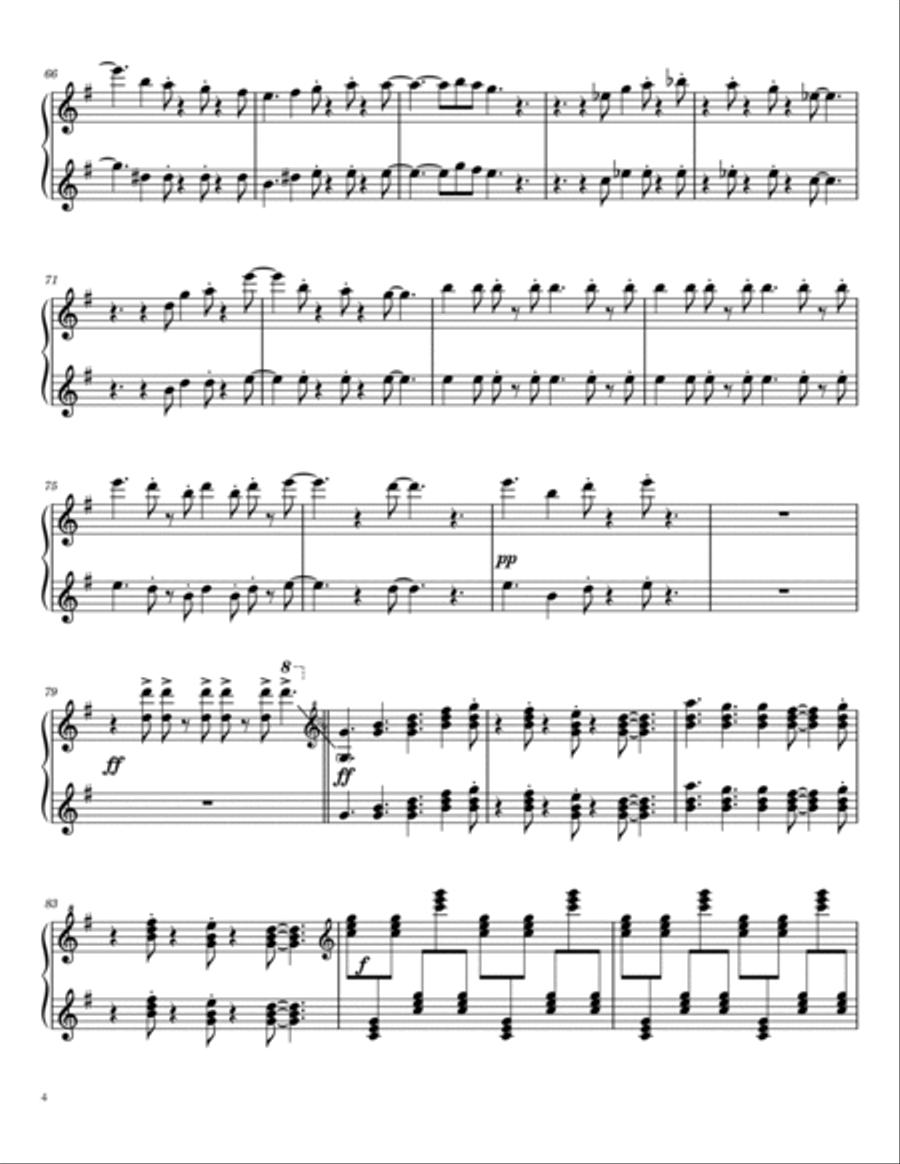 All I Want For Christmas Is You Piano Duet scores gallery preview page 4