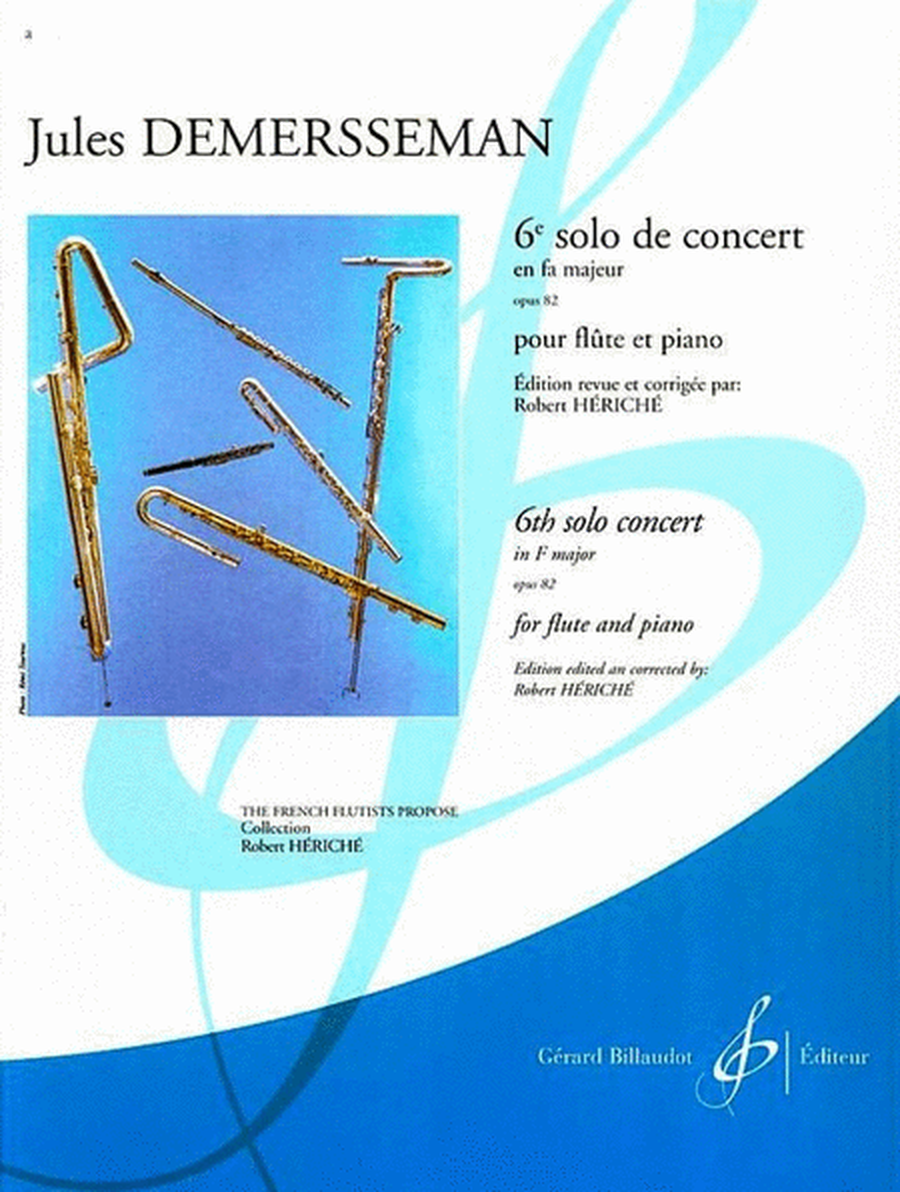 Concert Solo No 6 Op 82 Fa Major Fl/Piano