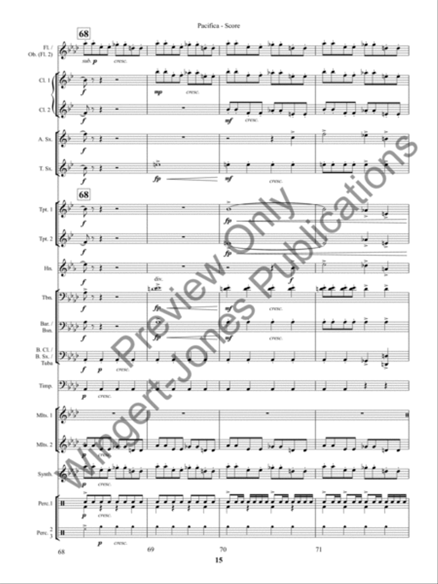 Seige Seige Concert Band scores gallery preview page 18