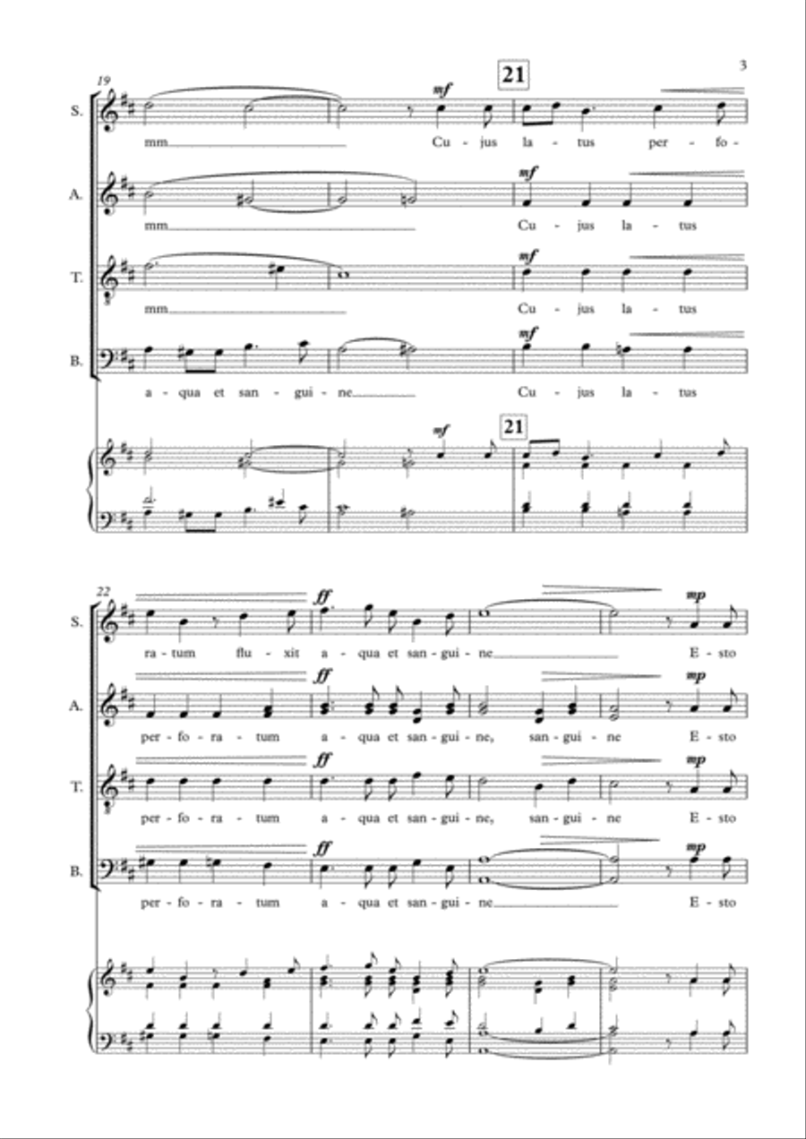 Ave Verum 4-Part scores gallery preview page 3