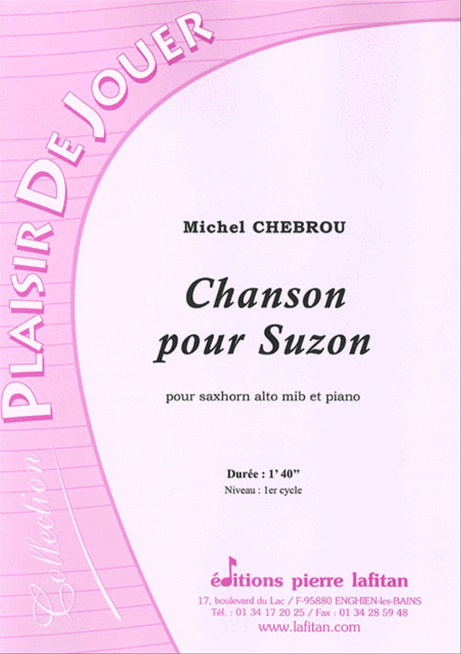 Chanson Pour Suzon Horn scores gallery preview page 1