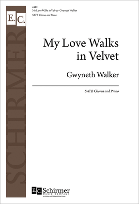 Book cover for My Love Walks in Velvet