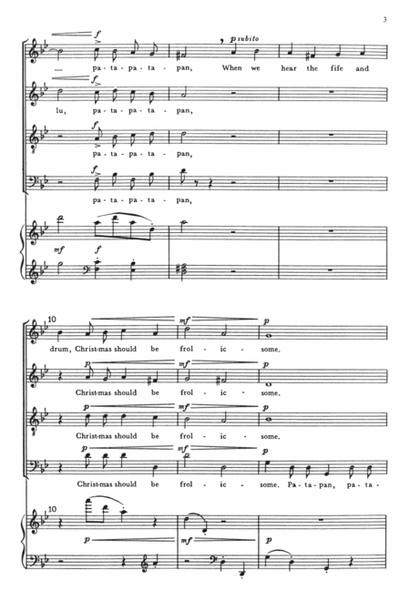 The Seven Joys of Christmas: 4. The Joy of Children: Patapan (Downloadable Choral Score)