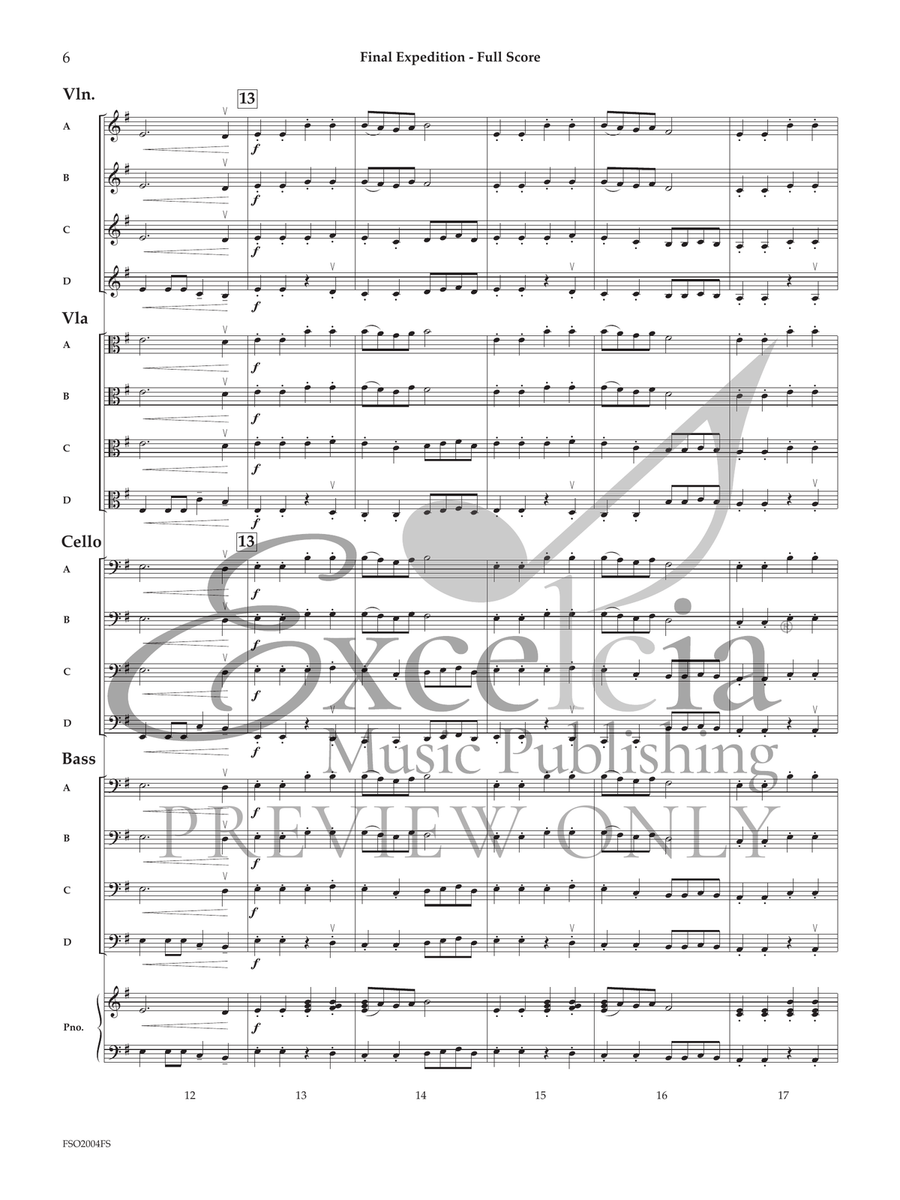 Final Expedition (Score) String Orchestra scores gallery preview page 7
