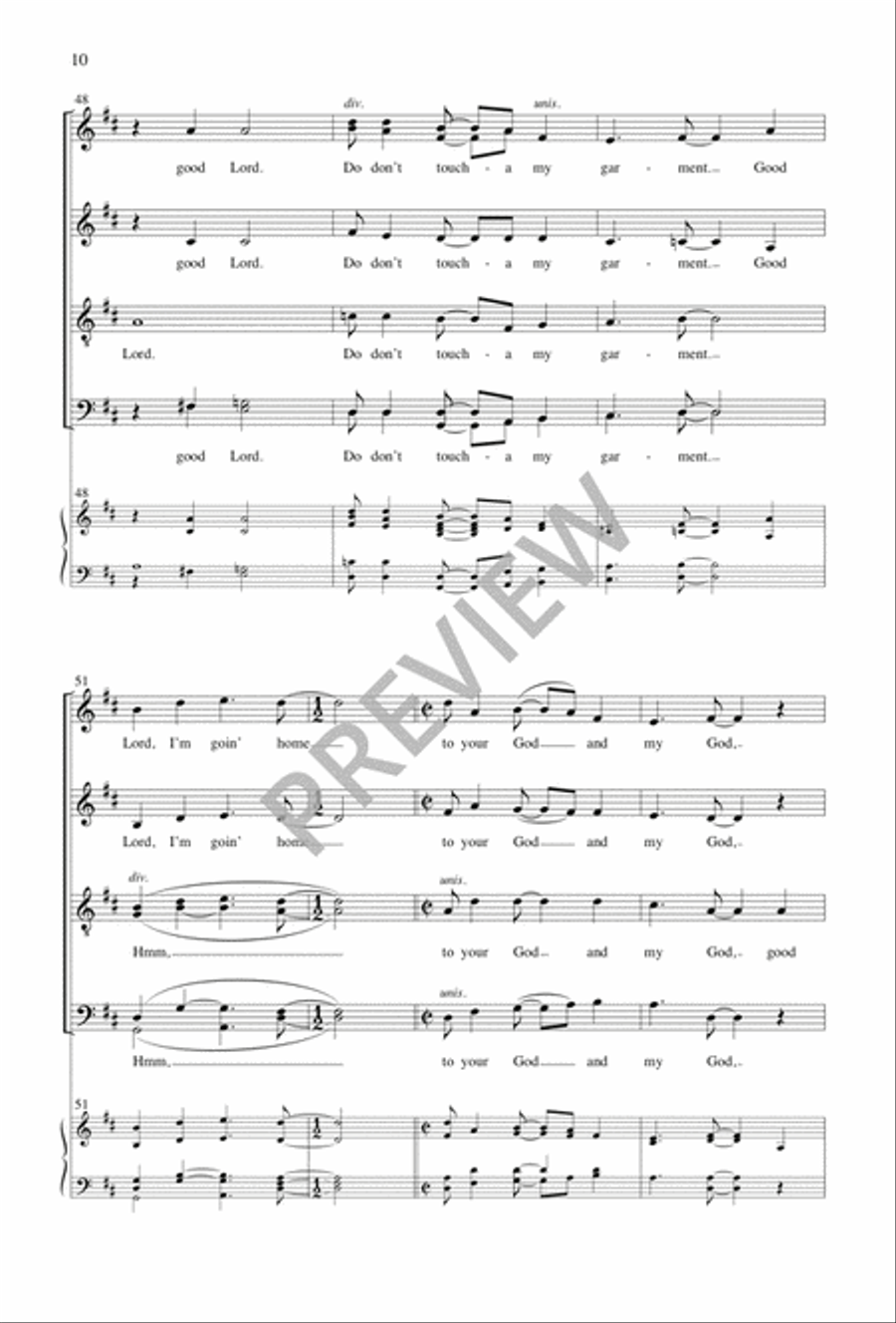 Wait till I Get on My Robe Divisi scores gallery preview page 11