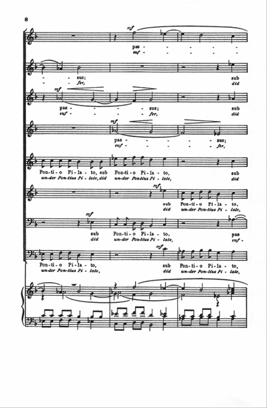 Crucifixus - SSAATTBB SSAATTBB scores gallery preview page 8