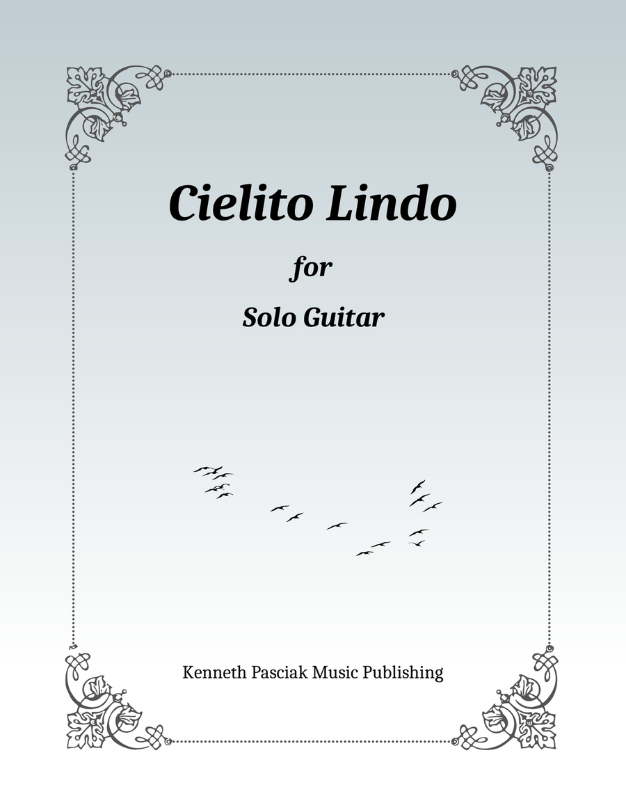 Cielito Lindo (for Solo Guitar) Acoustic Guitar scores gallery preview page 1