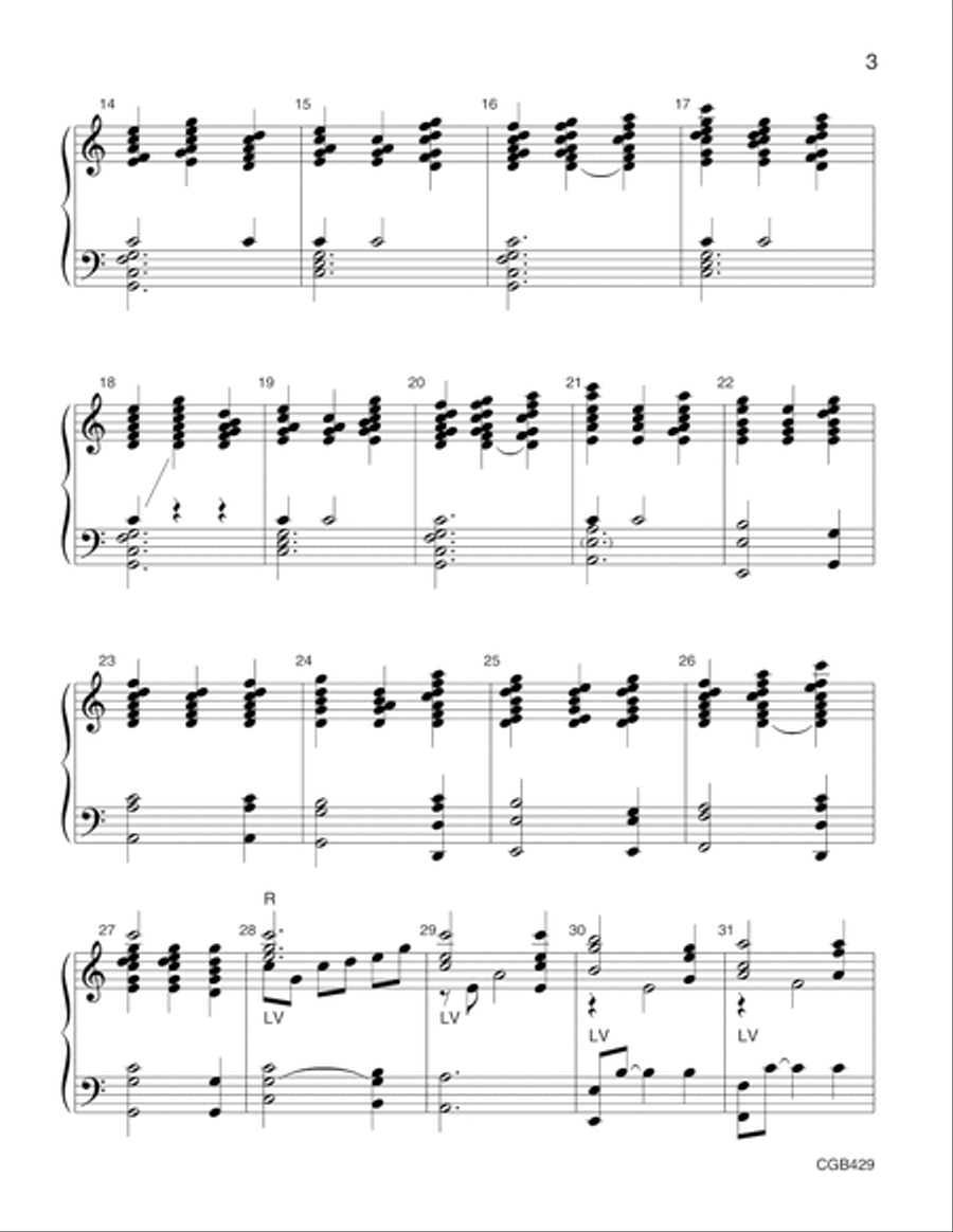 An Easter Carillon - Choir I Score Choir scores gallery preview page 3