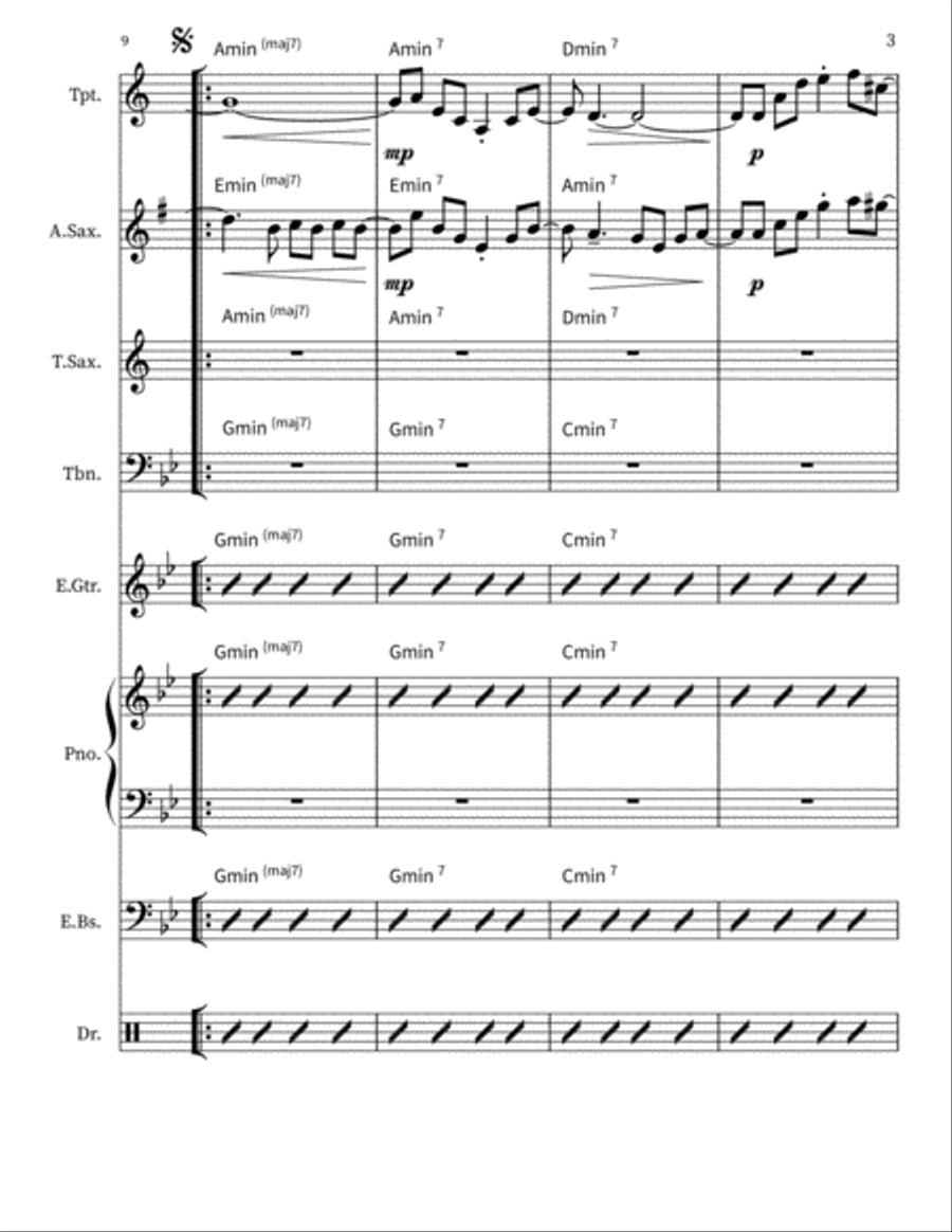 Harlem Nocturne Harlem Nocturne Small Ensemble scores gallery preview page 3