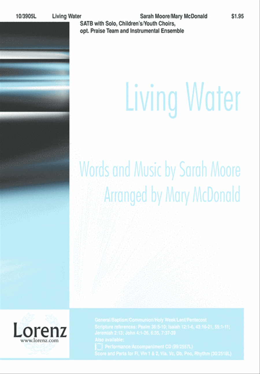 Living Water 4-Part scores gallery preview page 1