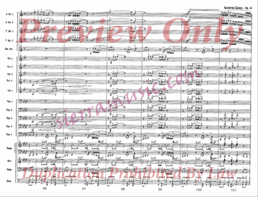 Scorpion Dance Scorpion Dance Jazz Ensemble scores gallery preview page 15
