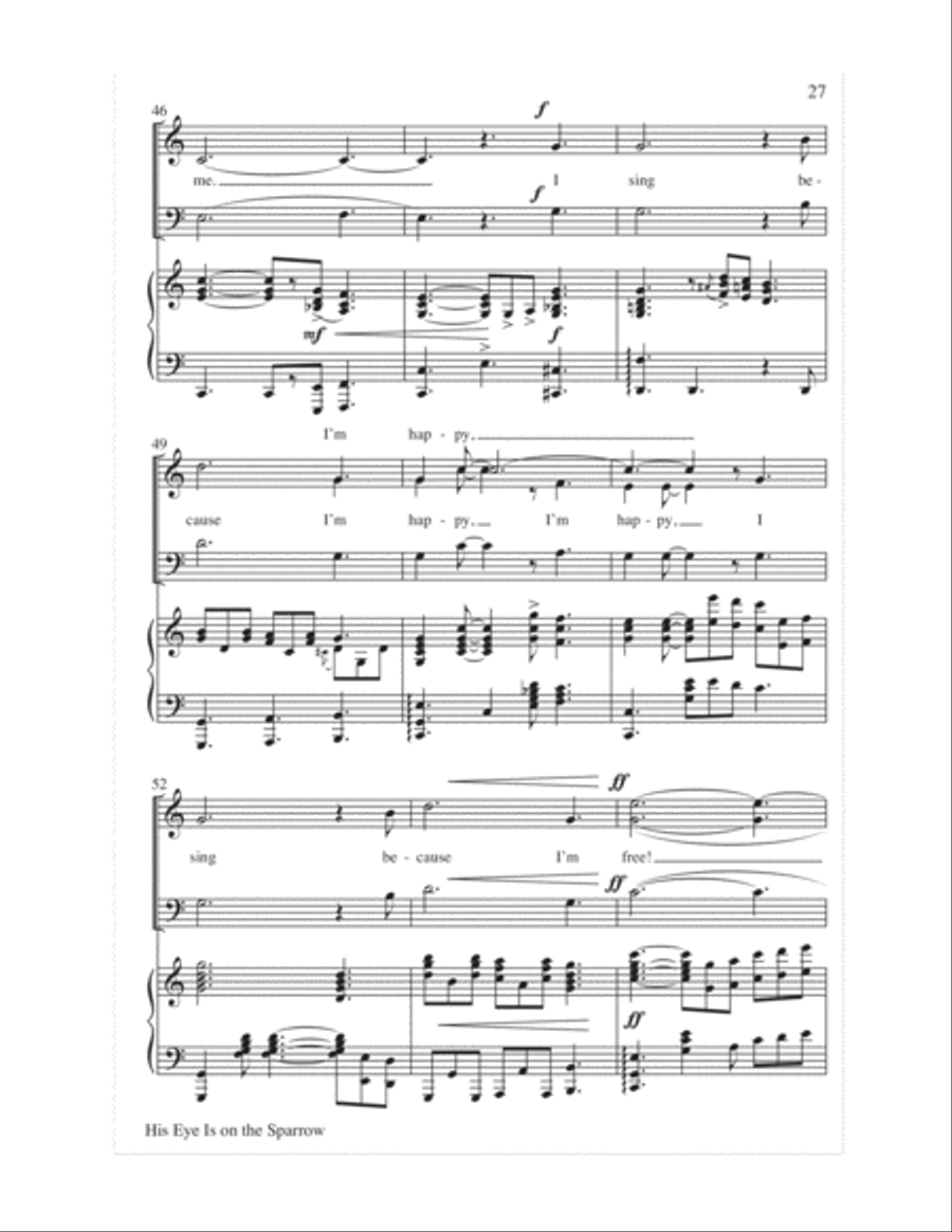 Easy Anthems, Vol. 3 3-Part scores gallery preview page 30