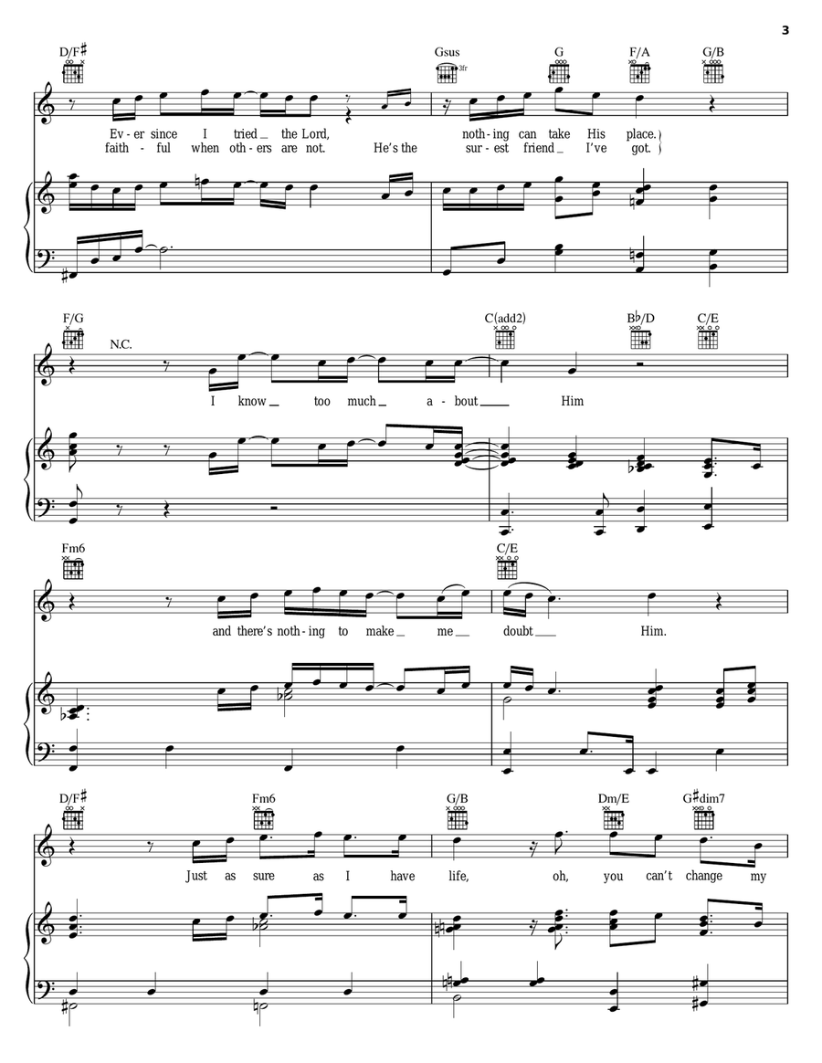 I Know Too Much About Him Piano, Vocal, Guitar scores gallery preview page 3