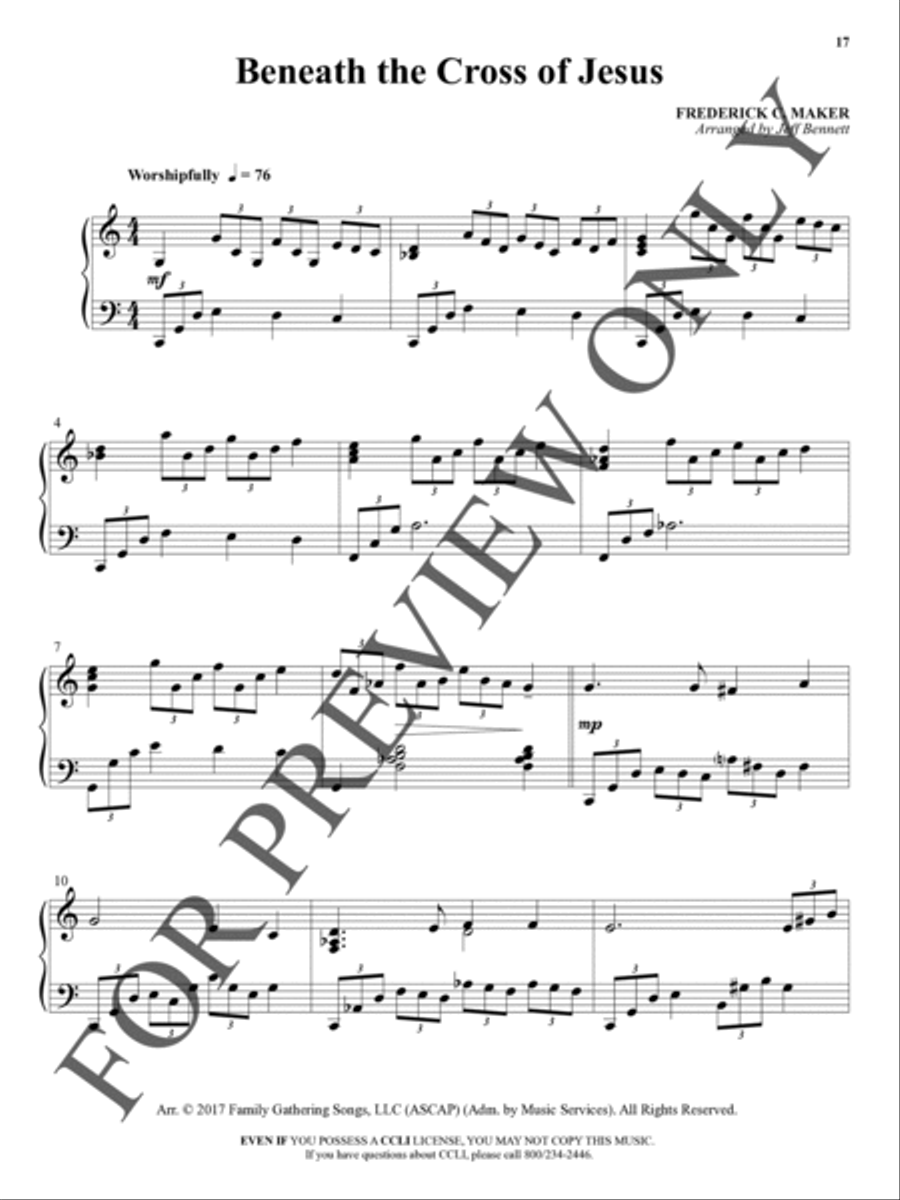 Spirit Lead Me - Piano Folio Piano Solo scores gallery preview page 18