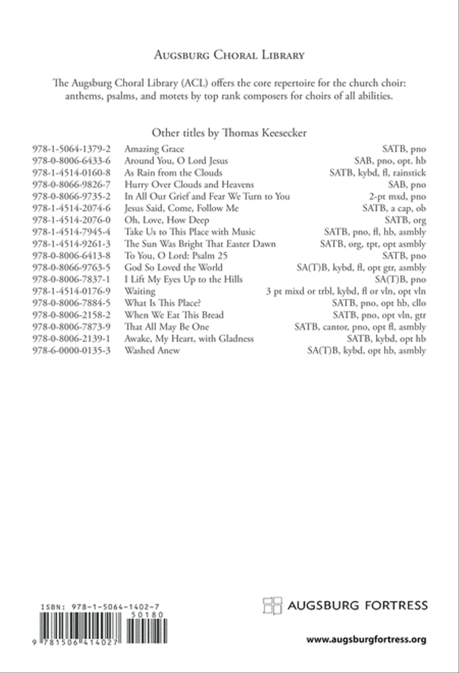 We Sing to You O God 2-Part scores gallery preview page 9