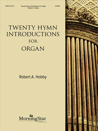 Book cover for Twenty Hymn Introductions for Organ