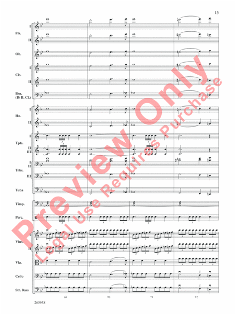 Grand March from Tannhäuser Full Orchestra scores gallery preview page 16