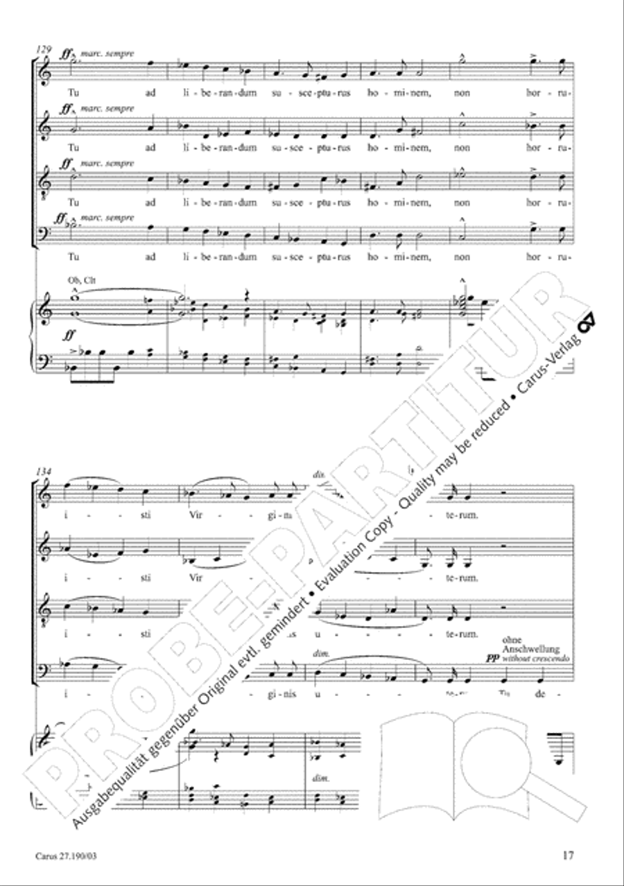 Te Deum 4-Part scores gallery preview page 18