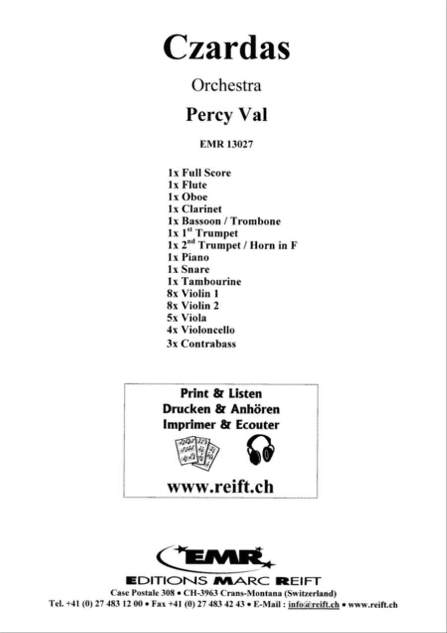 Czardas Orchestra scores gallery preview page 2