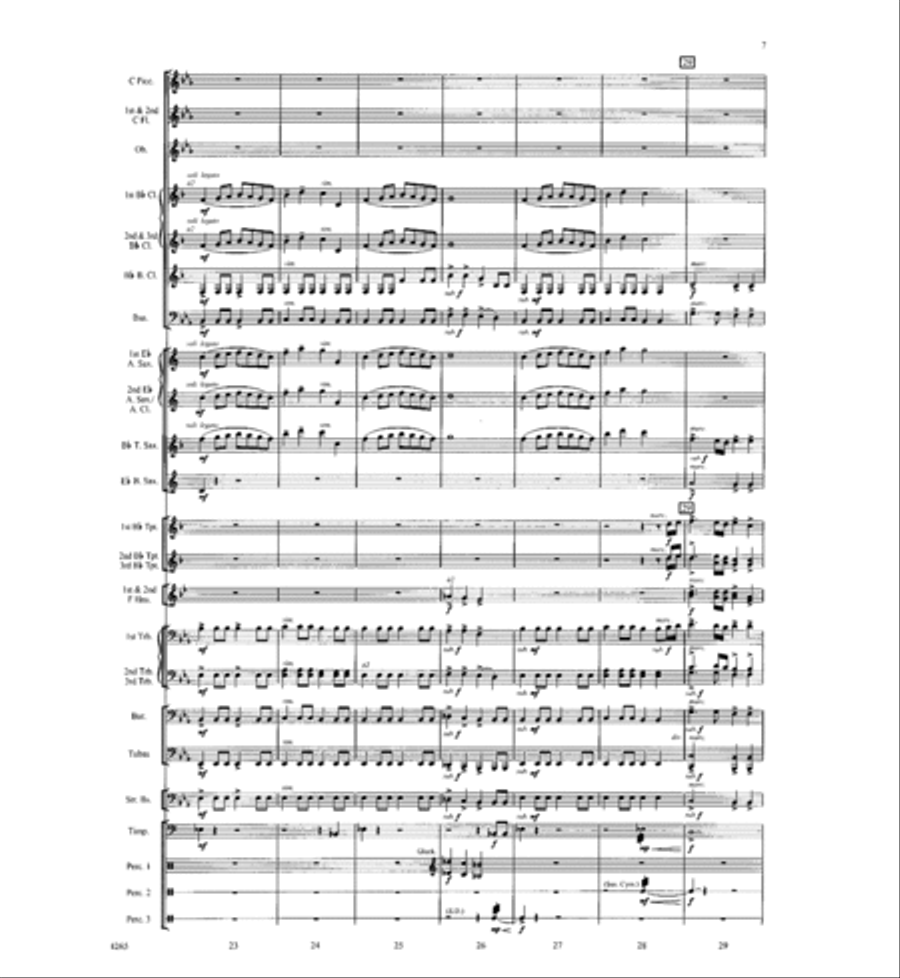 River of Life River of Life Concert Band scores gallery preview page 6