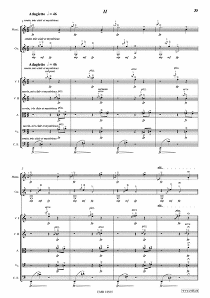 Concerto by Colette Mourey Mandolin - Sheet Music