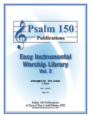 Easy Instrumental Worship Library Vol 2 CBassSolos