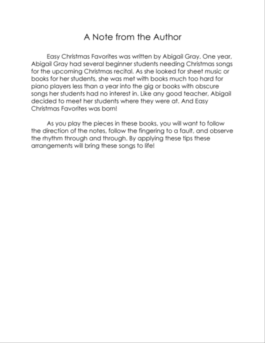 Easy Christmas Favorites Easy Christmas Favorites Easy Piano scores gallery preview page 2