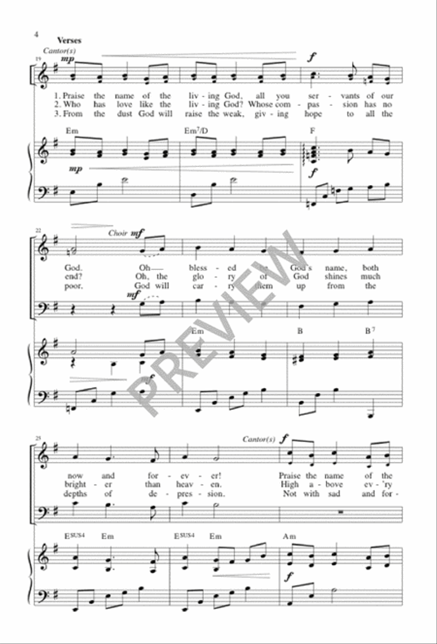 God of the Poor 2-Part scores gallery preview page 5