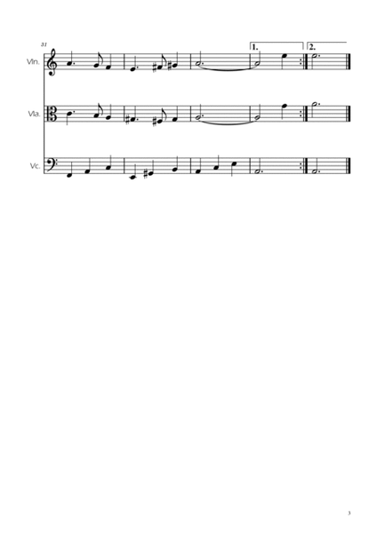 Greensleeves - String Trio image number null