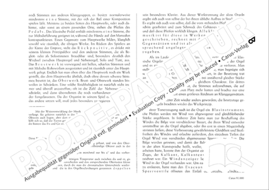 Orgelschule Organ scores gallery preview page 10