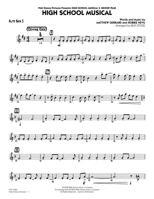Book cover for High School Musical (from "High School Musical 3: Senior Year") - Alto Sax 2