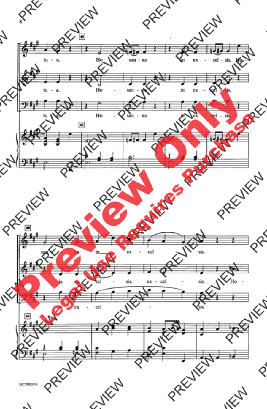Sanctus 2-Part scores gallery preview page 8