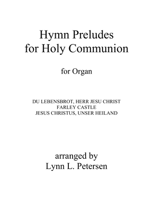 Book cover for Hymn Preludes for Holy Communion