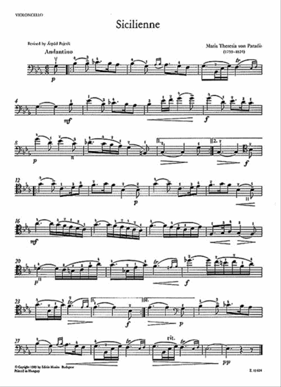 Sicilienne Piano Accompaniment scores gallery preview page 2