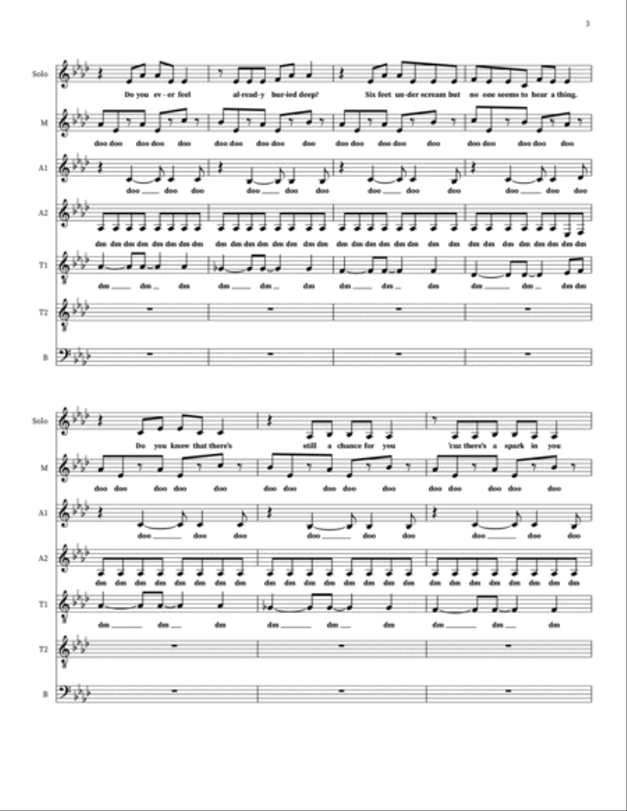 Firework Choir scores gallery preview page 3