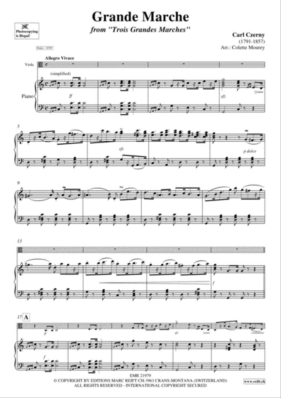 Grande Marche Piano Accompaniment scores gallery preview page 3