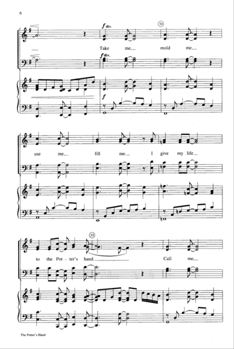 The Potter's Hand 4-Part scores gallery preview page 7