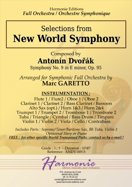 Selections from NEW WORLD SYMPHONY image number null